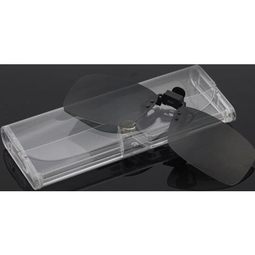 1pcs Stylish Transparent Eye Glasses Sunglasses Soft Case Box Portable Protector Holder