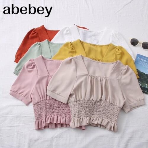 Abebey Blouses With Elastic