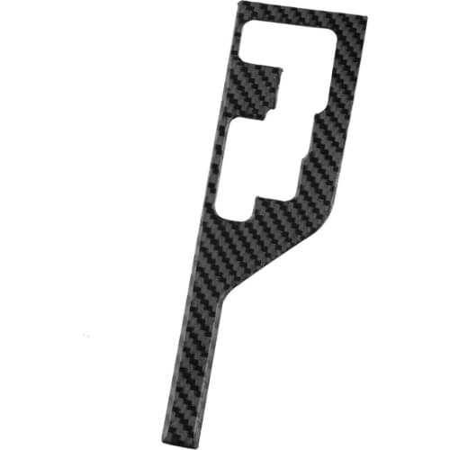 Car Black Carbon Fiber Center Console Gear Indicator Trim Sticker Cover LHD Fit For Toyota Tacoma 2016 2017 2018 2019 2020