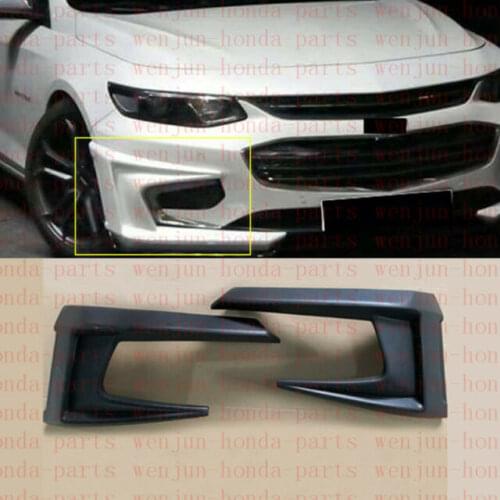 For Chevrolet Malibu 2016 2017 2018 High quality Front Bumper Lip Spoiler Corner Trims Primer