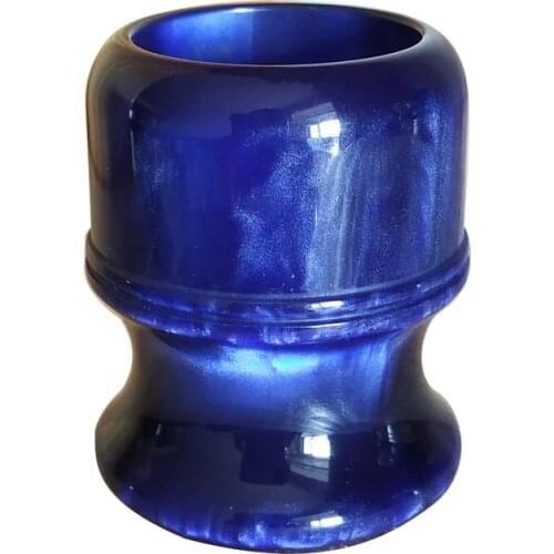 Dscosmetic 26mm shaving brush handle ocean blue resin shave brush handle