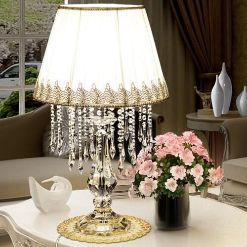 Crystal wedding table decoration lamps Led kitchen table light halloween manicure touch table lamp Christmas decoration lights