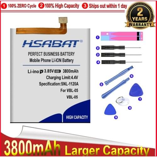 HSABAT 0 Cycle 3800mAh VBL-05 Battery for VERTU High Quality Mobile Phone Replacement Accumulator