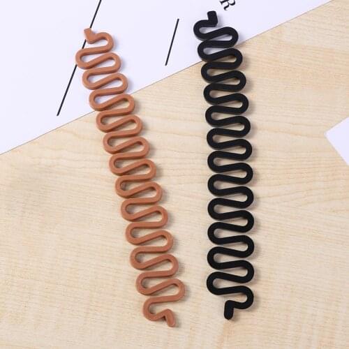 Women Hair Braid Tool Holder Clip Wave Hair Braiding Tool Weave Hair Braider Roller Hair Twist Styling Tool DIY Accessories