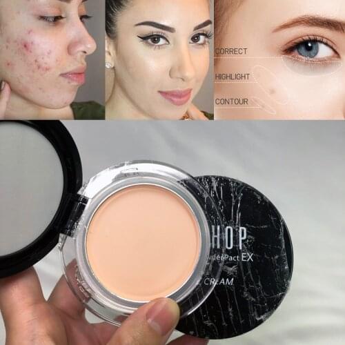 Concealer Powder Foundation Paste Repair Paste to Cover Pox Print Black Eye Freckles Foundation Cream Foundation Makeup Waterpro