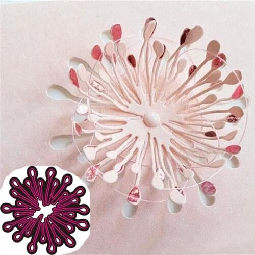 Corte de metal do ofício corta morre molde decoração da flor scrapbook papel ofício faca molde lâmina punch stencils morre