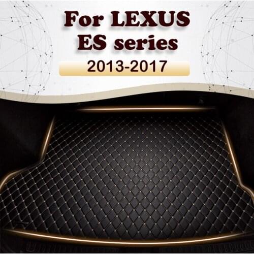 Car trunk mat for Lexus ES series 2013 2014 2015 2016 2017 Cargo Liner Carpet Interior Parts Accessories Cover
