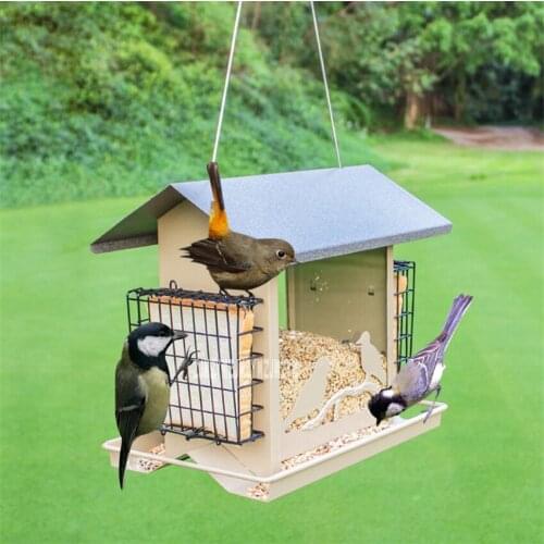CW3138 Creative Outdoor Bird Feeder Garden Balcony Field Bird Food Container Park Bird House Feeding Bird Supplies Hot Selling