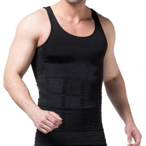 Slim N Lift Men Shaper Vest Body Tummy Belly Waist Girdle Shirt Shapewe Comfort Shirt Vest Corset Shaper Underwear