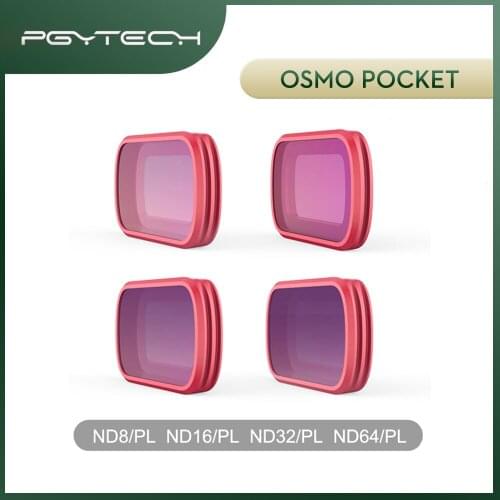 PGYTECH Osmo Pocket Profesional Filters ND8 16 32 64PL Filter SET for DJI Osmo Pocket Profesional Accessories