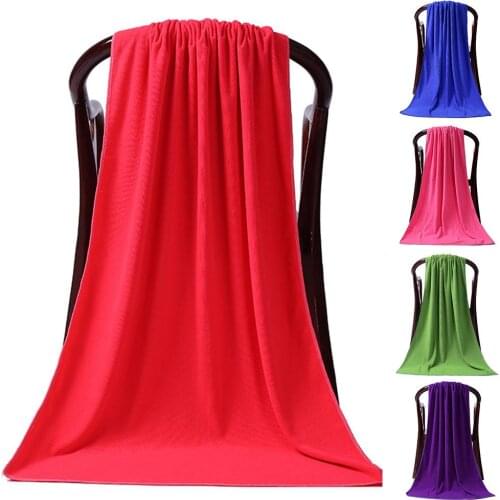80 x 180cm Beach Towel Large Absorbent Microfiber Drying Beach Swim Sport Bath Towel Sheet toalha de banho полотенце банное