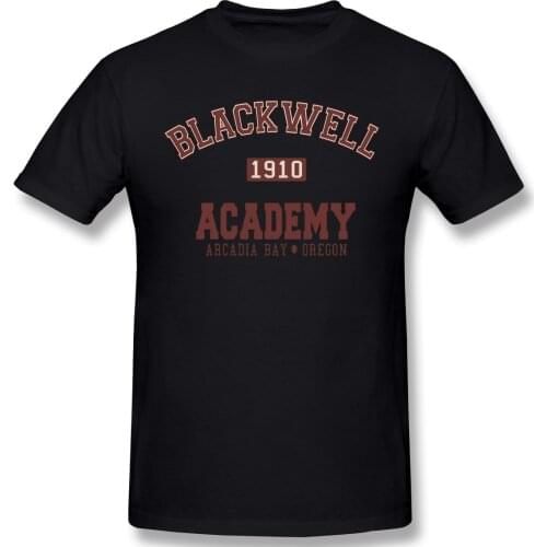 Life Is Strange Blackwell Academy Casual T Shirt Hot Sale Life Is Strange Tee Shirt 100% Cotton O Neck T-shirts