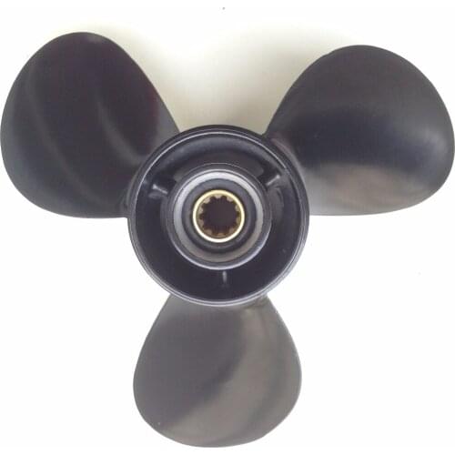 9.9x12 For 20-30 HP NISSAN ALUMINIUM PROPELLERS Motors engines fit NISSAN marine outboard propellers 10 tooth spline