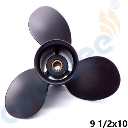 174950 778772 9 1/2 x 10 Ship Boat Propeller For Evinrude For Johnson BRP Outboard 8-15HP 174950 778772
