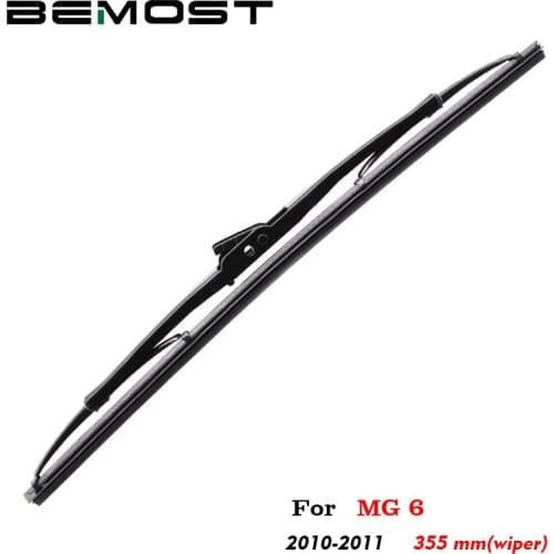 BEMOST Auto Car Rear Windscreen Windshield Wiper Arm Blade Soft Natural Rubber For MG 6 355mm Hatchback 2010 2011 Accessories
