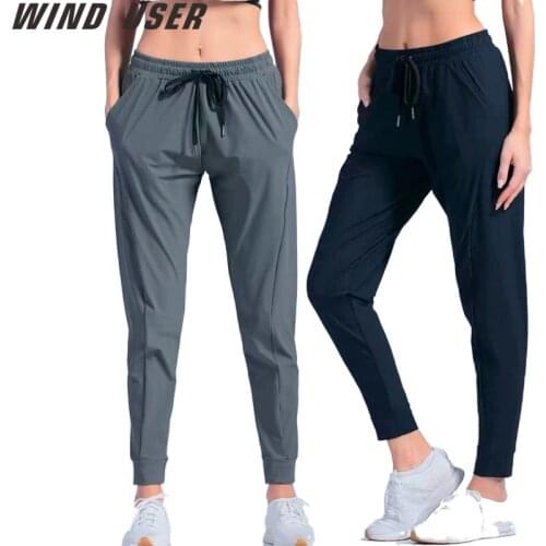 Yoga pants sport women Quick Dry Pants Womens Drawstring sportswear woman gym Sports Casual Loose Fitness Running Pants
