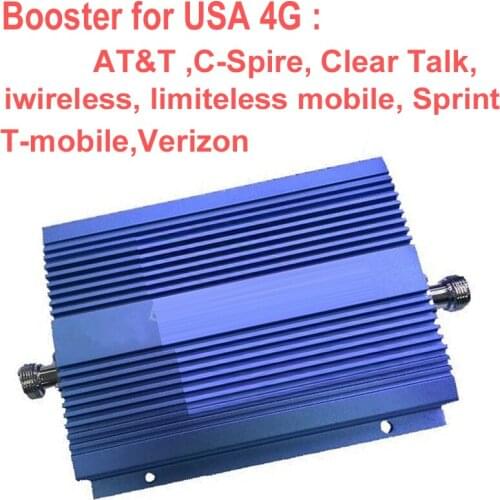 USA 4G booster 1900Mhz band 2 4G repeater 4G LTE FDD signal enlarger amplifier AT&T Sprint Verizon T mobile 4G repeater