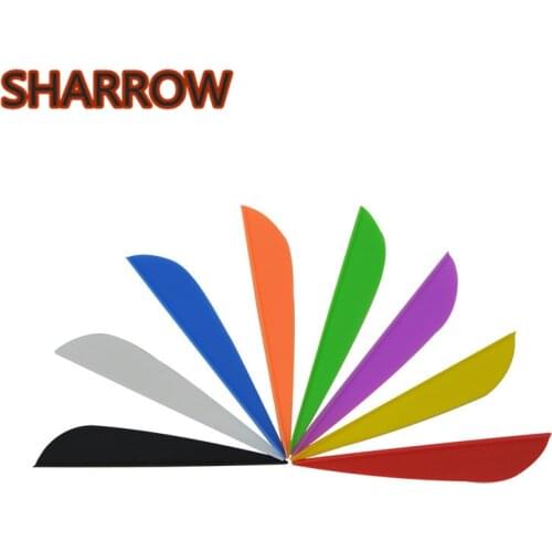 50/100pcs 3" Archery Arrow Feather Rubber Vanes Fletching Fletche Arrow DIY Tools Arrow Outdoor Shooting Practice Accessories