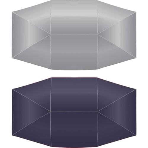 Universal Car Sun Shade Umbrella Cover Tent Cloth Uv Protect Waterproof 4.2 x 2.1M Silver