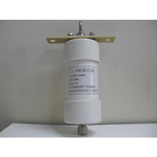 1: 4 500w balun 1-56MHZ short wave antenna impedance transformation Winton antenna