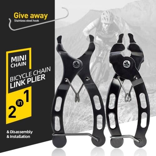 1pc Bike Bicycle Chain Quick Link Open Close Tool Master Link Pliers Bike Chain Magic Button Clamp Removal Tools 9.2CM MTB Tools