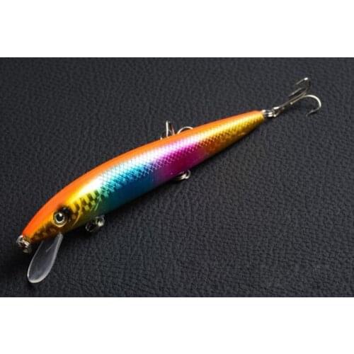1 Pieces Minnow bait 12cm 13.8g 3 Treble Hook Swimbait Trout Bass Vibration Wobbler Jigging Lure Fishing Tackle