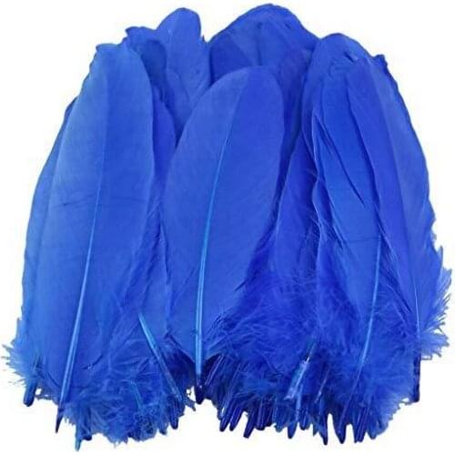 100Pcs/Lot Wedding Crafts Goose Feathers Plume DIY Natural Colorful Feathers for Jewelry Making Party Home Accessories 13-18CM