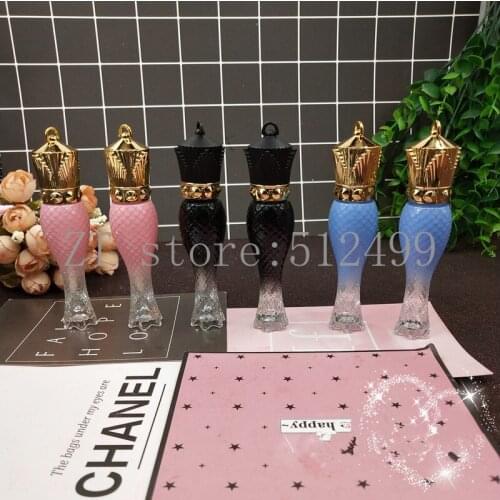 2pcs/pack New crown mermaid Empty Lip Gloss Tube Lip Balm Bottle Container In Refillable Bottles