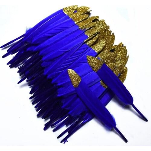 20Pcs/Lot Natural Party Feathers for Crafts DIY Colorful Duck Feathers for Jewelry Making Home Plume Wedding Decoration 10-15CM