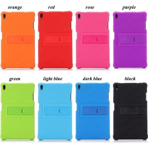 30PCS/Lot Stand Cover For Lenovo Tab 4 8 Plus TB-8704F TB-8704N TB-8704V Silicone Case Tablet Protective Skin