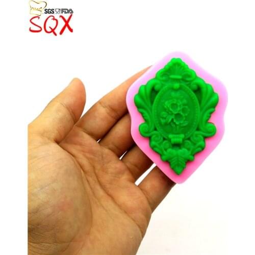 3D rose embossed silicone mold, silica gel mould, silicone candle moulds, gift favor wholesale SQ16126