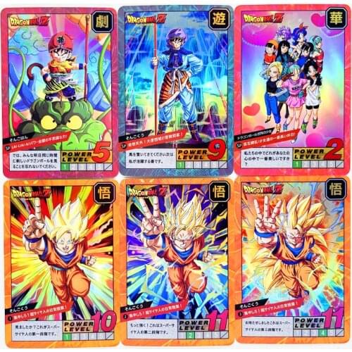 54pcs/set Dragon Ball Z GT Burst No.1 Super Saiyan Heroes Battle Card Ultra Instinct Goku Vegeta Game Collection Cards
