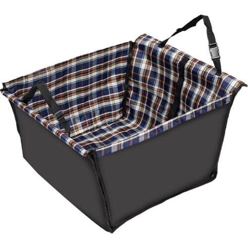 Dog Car Seat Cover Waterproof Back Seat Pet Car Seat Cover for Small Dogs Single-Seat Basket Portable Travel Carrier Pet Booster