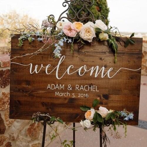 Wooden Wedding Welcome Sign,Rustic Wedding Sign,Custom Name Sign,Memory Collection Wedding Board,Rustic Wedding Decorations