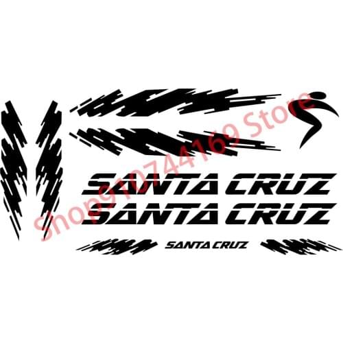 For SANTA CRUZ Cycling Stickers Decal Colours Bike MTB Road