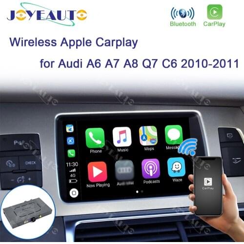 JoyeAuto Wireless Apple Carplay For Audi A6 A7 A8 Q7 C6 2010 2011 Android Auto iOS Airplay Car Play Radio Adapter Accessories