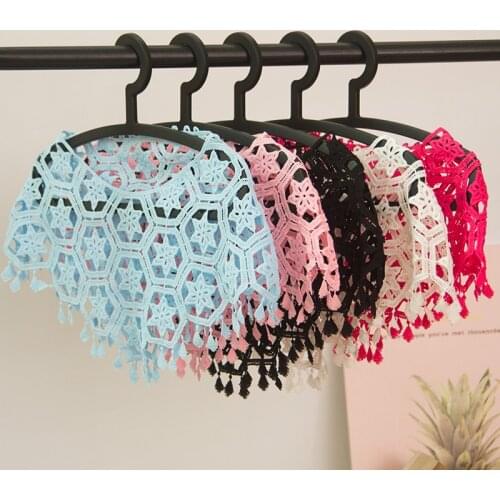 Lace Collar Hexagonal Snowflakes Hollow Womens Clothing Shawl Skirt Garment Match Lace DIY Home Sewing Lace Vest Supplies