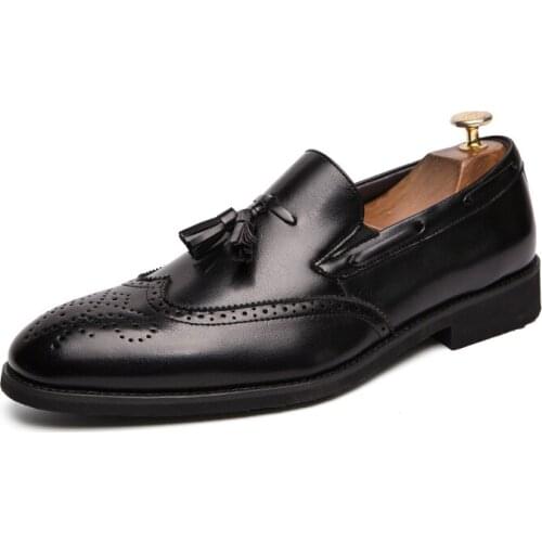 2021 Luxury Brand Fashion Soft Moccasins Men Loafers High Quality Genuine Leather Tassel Shoes Mens Flats Driving Big Size 48