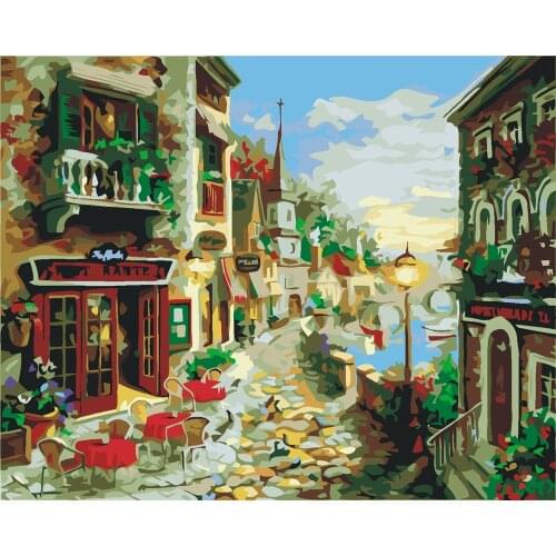 Unique Hello Frameless Diy Oil Painting By Numbers Wolf Handpainted Gift Coloring By Numbers Animal Picture For Living Room