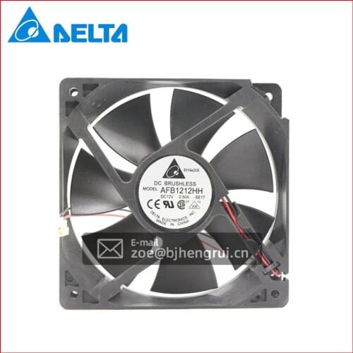 Brand new original authentic Delta AFB1212HH 12V 0.50A windy chassis cooling fan