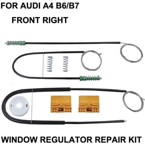 CAR WINDOW FOR AUDI A4 B6 / B7 ELECTRIC WINDOW REGULATOR REPAIR KIT FRONT RIGHT OE#8E0837462,2000-2008