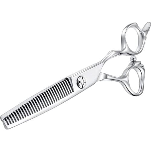 6 Inch Japanese 440C Stainless Steel Hairdressing Salon Barber Accessories Hair Cutting Thinning 30 Teeth Scissors Shears