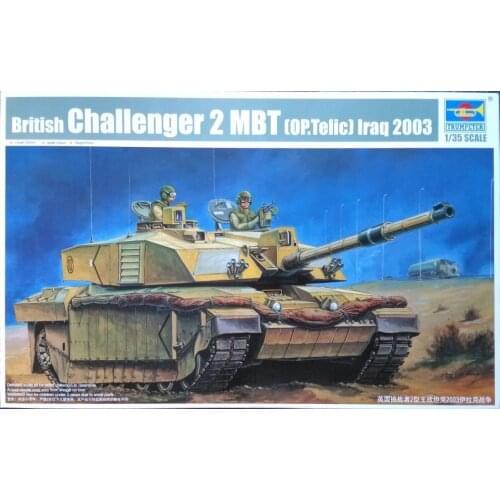 Trumpeter plastic scale model 1/35 00323 British Challenger 2 MBT Iraq 2003 assembly model kits modle building scale tank kit