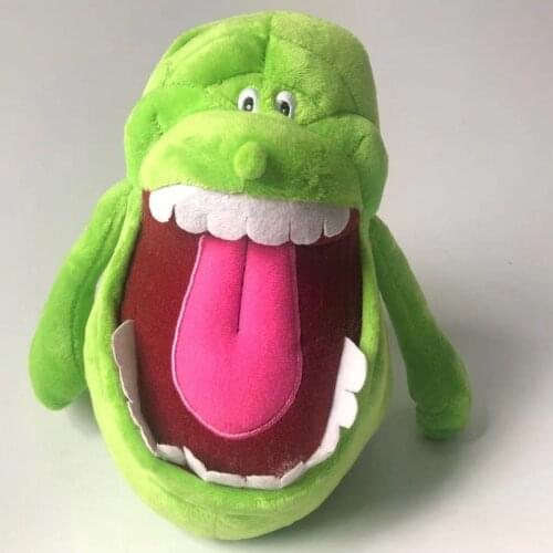 Halloween Gift 21cm Horror Ghostbusters Slimer Green Ghost Scary Stuffed Funny Toy Doll Halloween Decorative Plush Doll For Kids