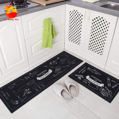 Modern Kitchen Non-slip Mat Bathroom Carpet Entrance Door Mat Absorbent Bedroom Living Room Floor Mat