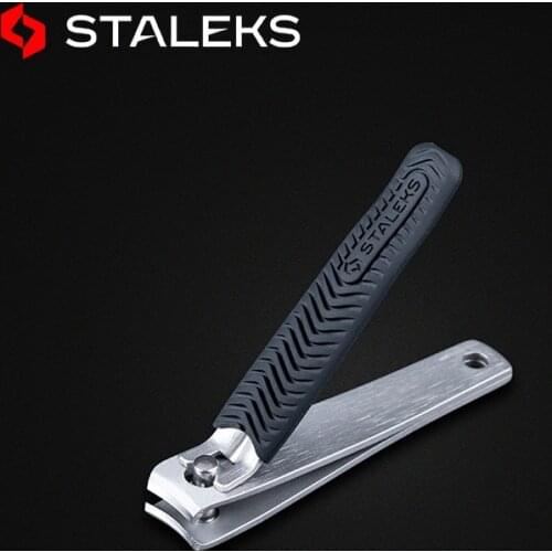 STALEKS High Quality Stainless Steel Portable Nail Clippers Trimmer Professional Pedicure Care Nail Clippers Manicure Nail Tools