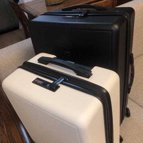 Morandi vertical rotating striped small suitcase LY731-70031