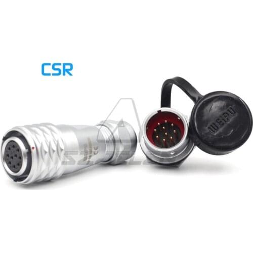 WEIPU SF16 series, 10 pin Waterproof Connector Female Plug and Male Socket, IP68 Mechanical power cable Connector