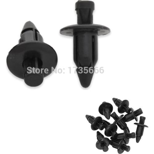 100 Pcs Fastener Retaine Push-Typ Clip Rivet 90116-675-003ZA 66824-01G00 For Honda For Suzuki GSXR 1300 1000 750 600