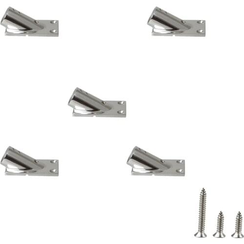 5 pieces of yacht ship handrail tube base 316 stainless steel rectangular rail base 30